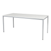 Schaffenburg Domino Basic table de conférence piètement aluminium plateau blanc craie 180 x 80 cm 415171 - 1