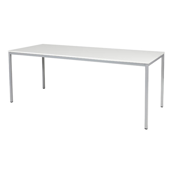 Schaffenburg Domino Basic table de conférence piètement aluminium plateau blanc craie 200 x 80 cm DOV-B208-WIRA-M25 415172 - 1