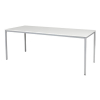 Schaffenburg Domino Basic table de conférence piètement aluminium plateau blanc craie 200 x 80 cm 415172 - 1