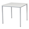 Schaffenburg Domino Basic table de conférence piètement aluminium plateau blanc craie 80 x 80 cm 415168 - 1