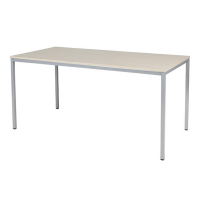 Schaffenburg Domino Basic table de conférence piètement aluminium plateau chêne lindberg 160 x 80 cm DOV-B168-LERA-M25 415180