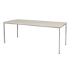 Schaffenburg Domino Basic table de conférence piètement aluminium plateau chêne lindberg 200 x 80 cm 415182 - 1