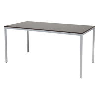Schaffenburg Domino Basic table de conférence piètement aluminium plateau chêne logan 160 x 80 cm DOV-B168-LOGA-M25 415185