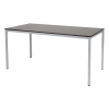 Schaffenburg Domino Basic table de conférence piètement aluminium plateau chêne logan 160 x 80 cm 415185 - 1