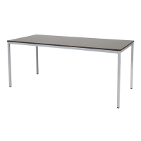 Schaffenburg Domino Basic table de conférence piètement aluminium plateau chêne logan 180 x 80 cm DOV-B188-LOGA-M25 415186