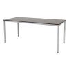 Schaffenburg Domino Basic table de conférence piètement aluminium plateau chêne logan 180 x 80 cm 415186 - 1