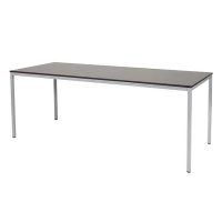 Schaffenburg Domino Basic table de conférence piètement aluminium plateau chêne logan 200 x 80 cm DOV-B208-LOGA-M25 415187