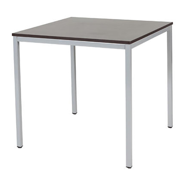 Schaffenburg Domino Basic table de conférence piètement aluminium plateau chêne logan 80 x 80 cm DOV-B088-LOGA-M25 415183 - 1