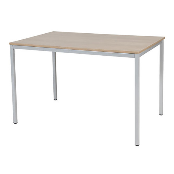 Schaffenburg Domino Basic table de conférence piètement aluminium plateau merisier clair 120 x 80 cm DOV-B128-HAVA-M25 415174 - 1