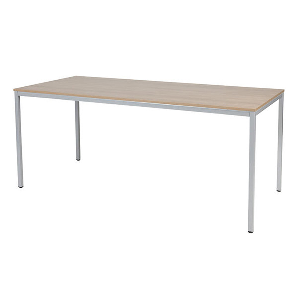 Schaffenburg Domino Basic table de conférence piètement aluminium plateau merisier clair 180 x 80 cm DOV-B188-HAVA-M25 415176 - 1