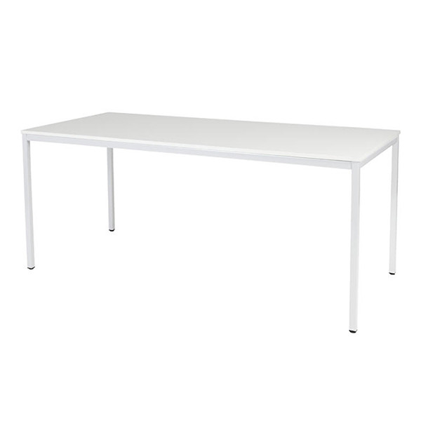 Schaffenburg Domino Basic table de conférence piètement blanc plateau blanc craie 180 x 80 cm DOV-B188-WIRW-M25 415196 - 1
