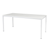 Schaffenburg Domino Basic table de conférence piètement blanc plateau blanc craie 180 x 80 cm 415196 - 1