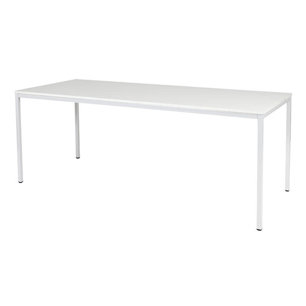 Schaffenburg Domino Basic table de conférence piètement blanc plateau blanc craie 200 x 80 cm DOV-B208-WIRW-M25 415197 - 1