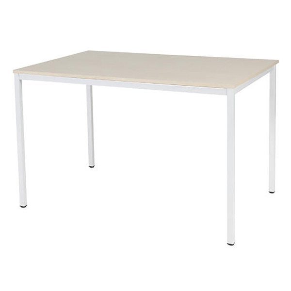 Schaffenburg Domino Basic table de conférence piètement blanc plateau chêne Lindberg 120 x 80 cm DOV-B128-LERW-M25 415204 - 1