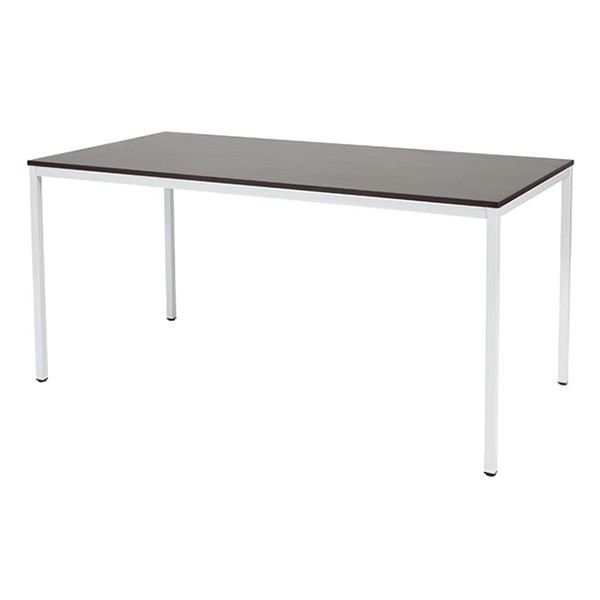 Schaffenburg Domino Basic table de conférence piètement blanc plateau chêne logan 160 x 80 cm DOV-B168-LOGW-M25 415210 - 1