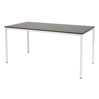 Schaffenburg Domino Basic table de conférence piètement blanc plateau chêne logan 160 x 80 cm DOV-B168-LOGW-M25 415210