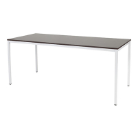 Schaffenburg Domino Basic table de conférence piètement blanc plateau chêne logan 180 x 80 cm DOV-B188-LOGW-M25 415211