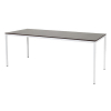 Schaffenburg Domino Basic table de conférence piètement blanc plateau chêne logan 200 x 80 cm 415212 - 1