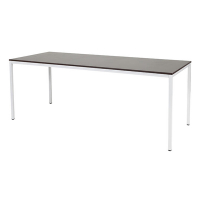 Schaffenburg Domino Basic table de conférence piètement blanc plateau chêne logan 200 x 80 cm DOV-B208-LOGW-M25 415212