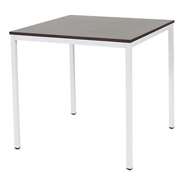 Schaffenburg Domino Basic table de conférence piètement blanc plateau chêne logan 80 x 80 cm DOV-B088-LOGW-M25 415208 - 1