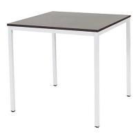 Schaffenburg Domino Basic table de conférence piètement blanc plateau chêne logan 80 x 80 cm DOV-B088-LOGW-M25 415208