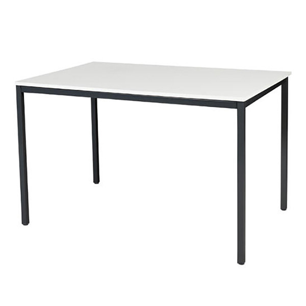 Schaffenburg Domino Basic table de conférence piètement noir plateau blanc craie 120 x 80 cm DOV-B128-WIRZ-M25 415144 - 1
