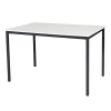 Schaffenburg Domino Basic table de conférence piètement noir plateau blanc craie 120 x 80 cm 415144 - 1