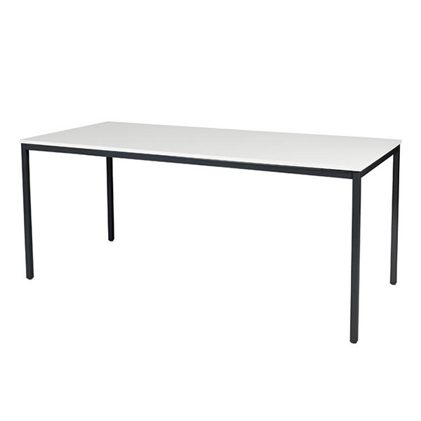 Schaffenburg Domino Basic table de conférence piètement noir plateau blanc craie 180 x 80 cm DOV-B188-WIRZ-M25 415146 - 1