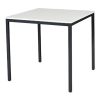 Schaffenburg Domino Basic table de conférence piètement noir plateau blanc craie 80 x 80 cm 415143 - 1