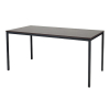 Schaffenburg Domino Basic table de conférence piètement noir plateau chêne logan 160 x 80 cm 415160 - 1