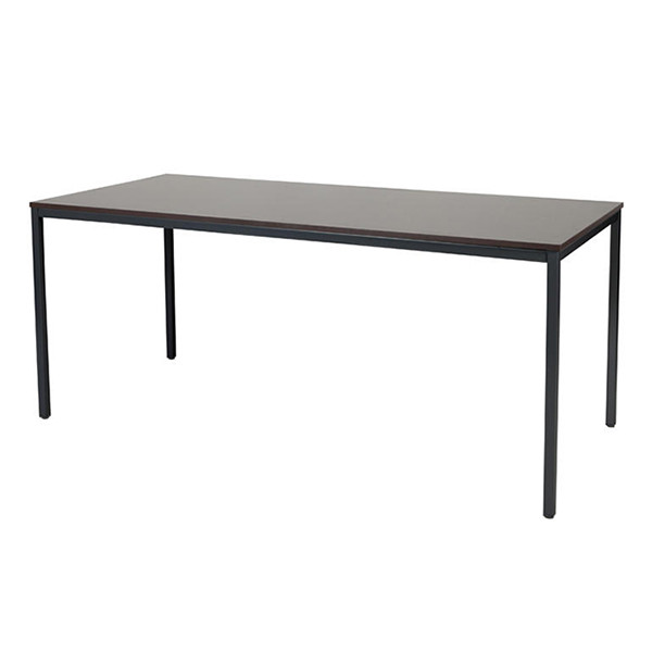 Schaffenburg Domino Basic table de conférence piètement noir plateau chêne logan 180 x 80 cm DOV-B188-LOGZ-M25 415161 - 1