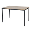 Schaffenburg Domino Basic table de conférence piètement noir plateau merisier clair 120 x 80 cm 415149 - 1