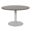 Schaffenburg Linesto table de conférence ronde piètement aluminium plateau chêne logan 120 cm de large 415224 - 1