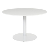 Schaffenburg Linesto table de conférence ronde piètement blanc plateau blanc craie 120 cm de large 415225 - 1