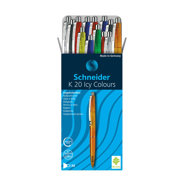 Schneider K20 stylo à bille assortiment de 20 pièces (7 couleurs) 210936 - 1