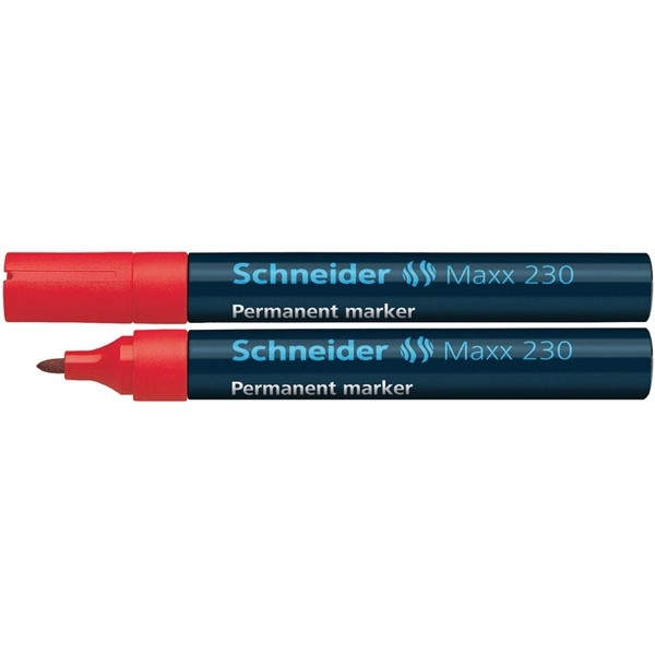Schneider Maxx 230 marqueur permanent - rouge 217008 - 1