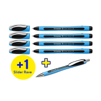 Schneider Memo XB boîte d'assortiment de stylos à bille (5 pièces) - noir 210901