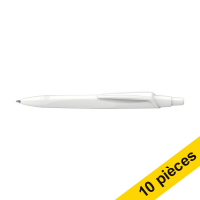 Offre : 10x Schneider Reco stylo à bille - blanc