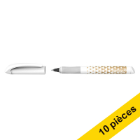 Schneider Offre : 10x Schneider Rollerball Easy stylo-bille - or/blanc  240002