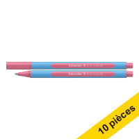 Offre : 10x Schneider Slider Edge Pastel stylo à bille - flamant rose