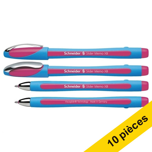 Schneider Offre : 10x Schneider Slider Memo XB stylo-bille - rose  239972 - 1