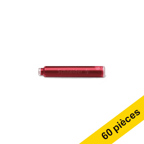 Schneider Offre : 10x Schneider cartouches d'encre (6 pièces) - rouge  217242 - 1