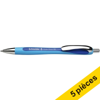 Offre : 5x Schneider Slider Rave XB stylo à bille - bleu