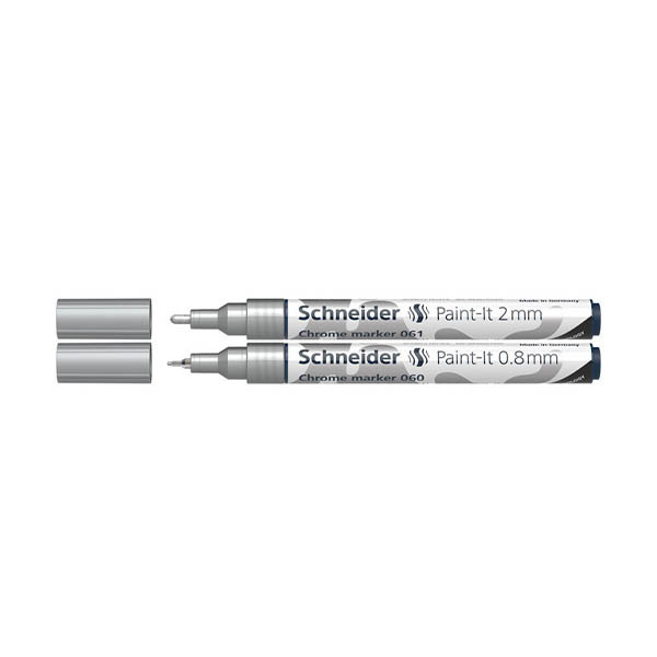 Schneider Paint-It 060/061 set de marqueurs chrome 2 pièces 0,8 et 2 mm 211185 - 1