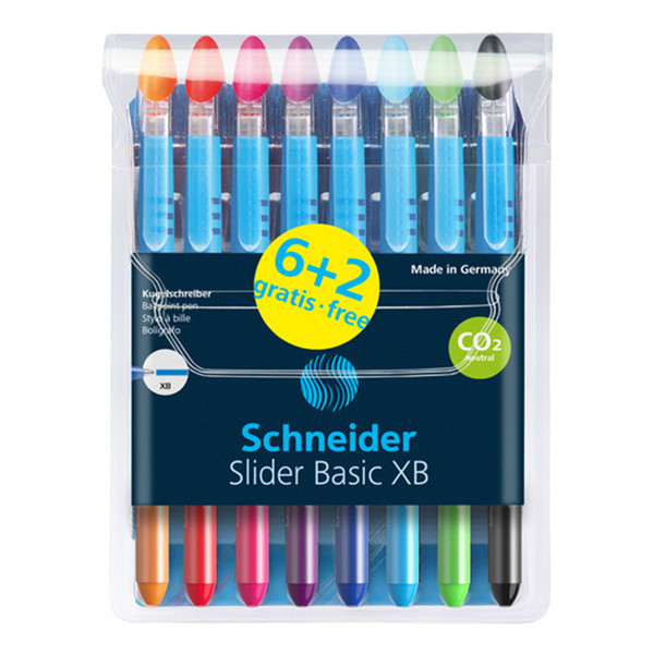 Schneider Slider Basic XB pack de stylos à bille (8 pièces) S-151285 217261 - 1