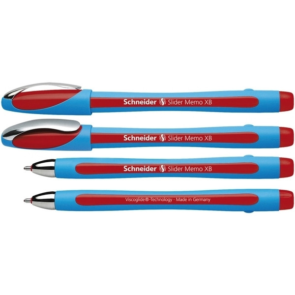 Schneider Slider Memo XB stylo à bille - rouge S-150202 217074 - 1