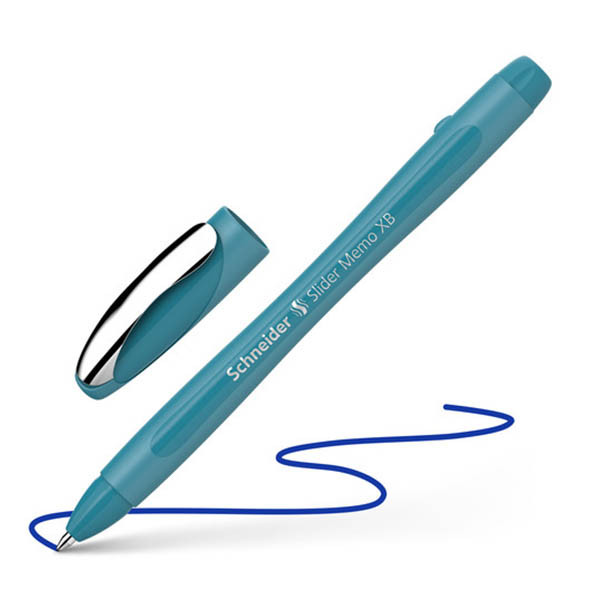 Schneider Slider Memo XB stylo à bille 1,4 mm - bleu-vert 210896 - 1