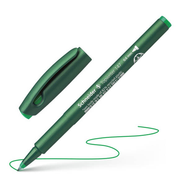 Schneider Topwriter 147 feutre à pointe fine largeur de trait 0,6 mm - vert 211011 - 1