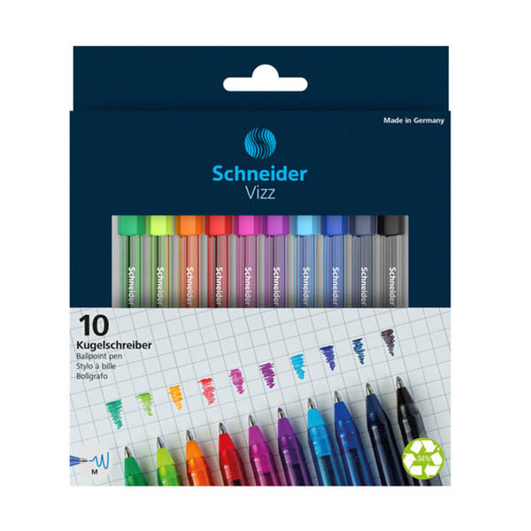 Schneider Vizz M stylo à bille (10 pièces) - assortiment 210912 - 1