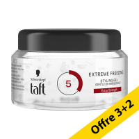 Offre : 5x Schwarzkopf Taft Extreme Freezing gel (250 ml) SSC01205